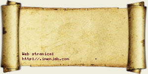 Dijana Maksić vizit kartica